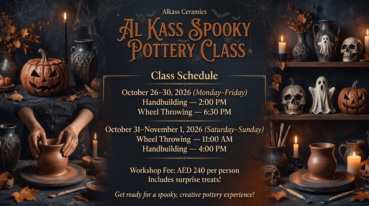 🎃 Al Kass Spooky Pottery Class 👻