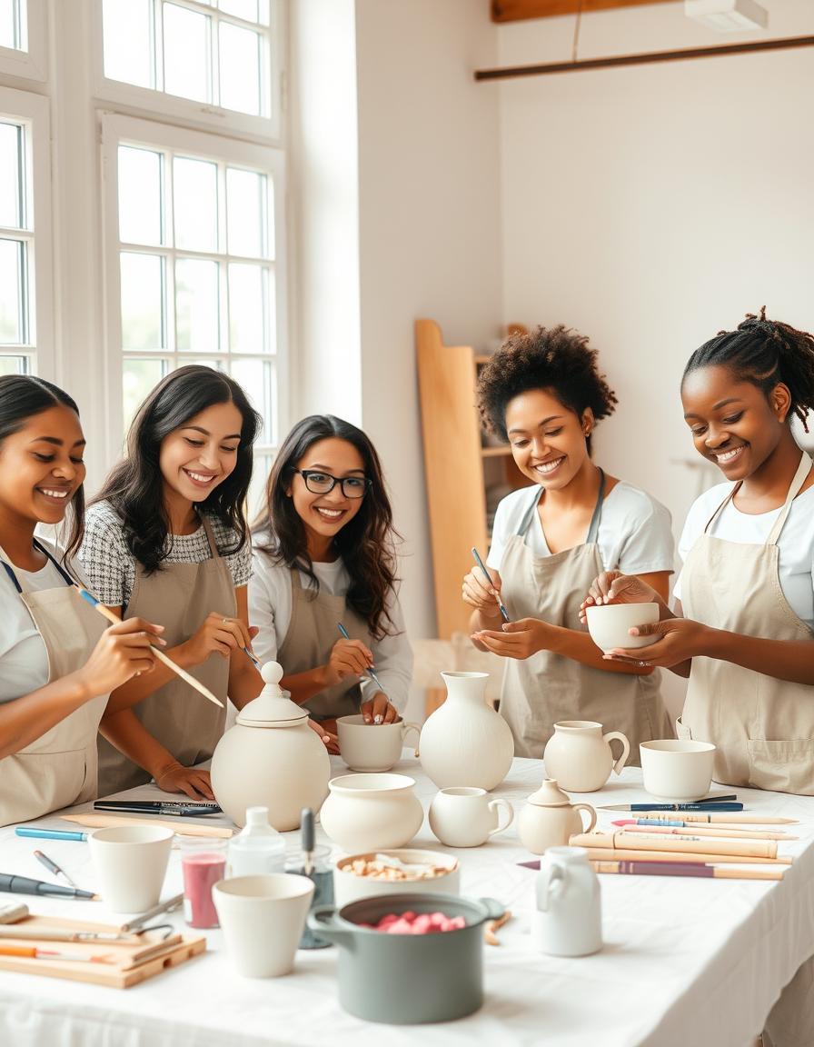 Ceramic as a canvas.