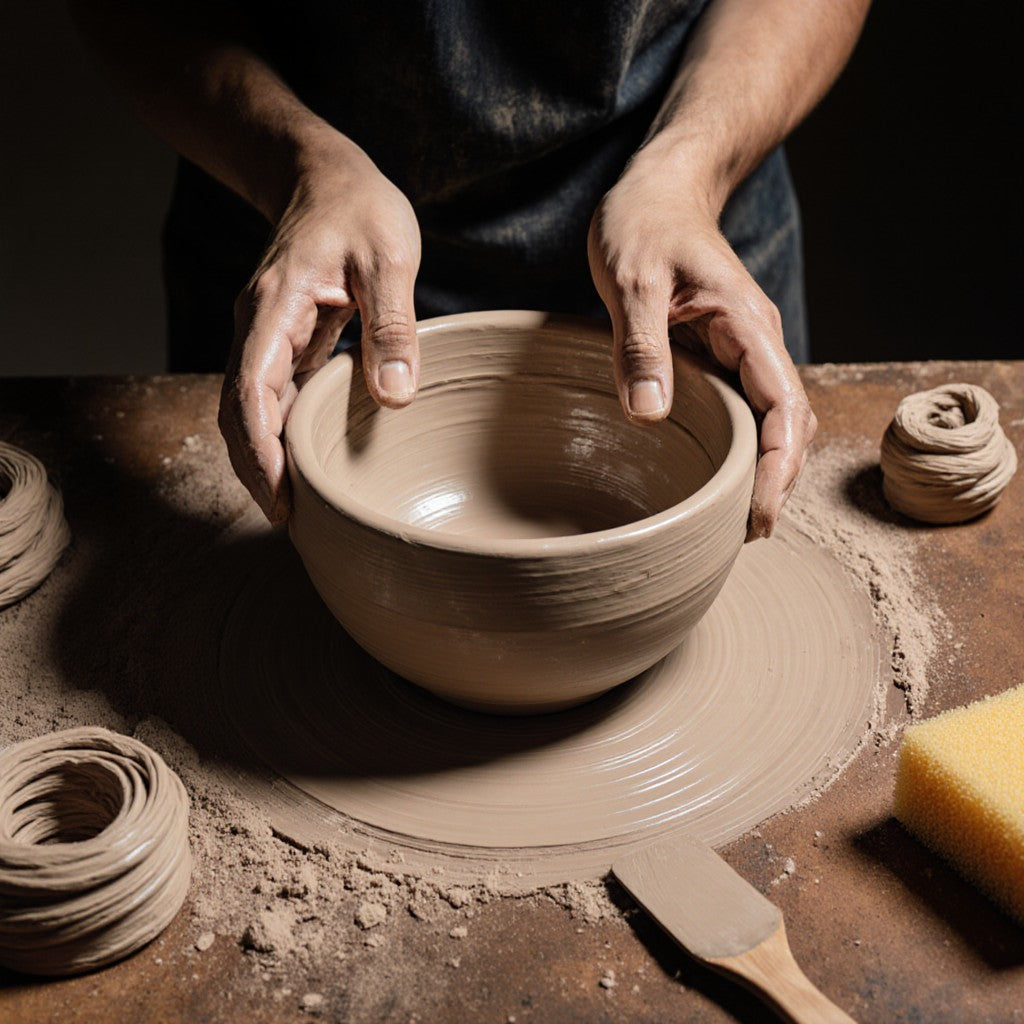 Hand building valentine's day Class