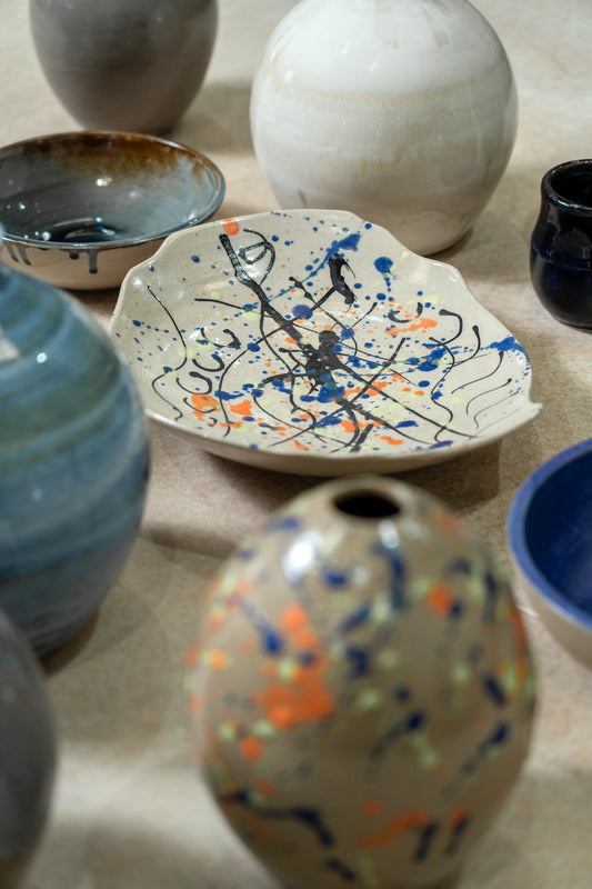 Ceramic as a canvas.